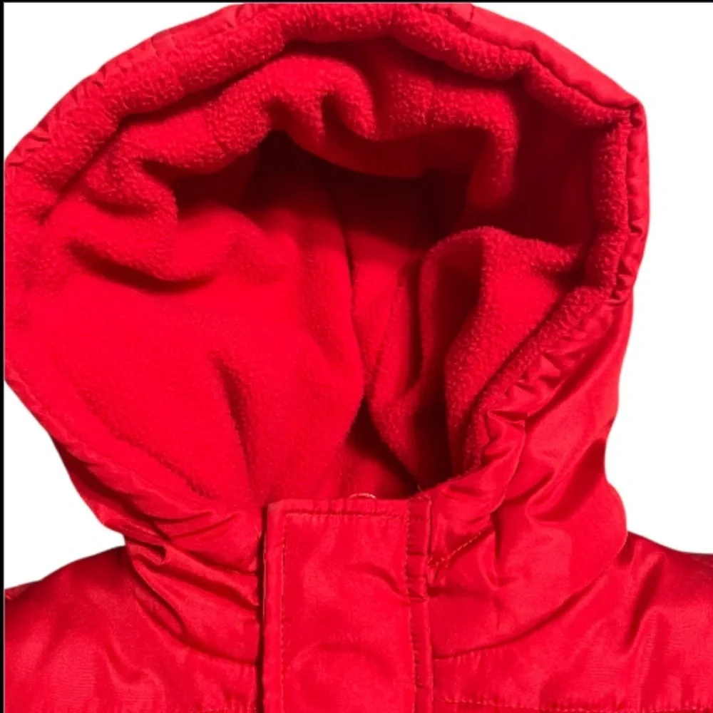 Jumping Beans Vibrant Red and Black Hooded Coat